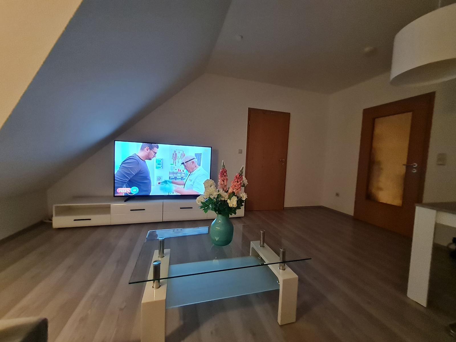 Wohnzimmer mit Schlafcouch...