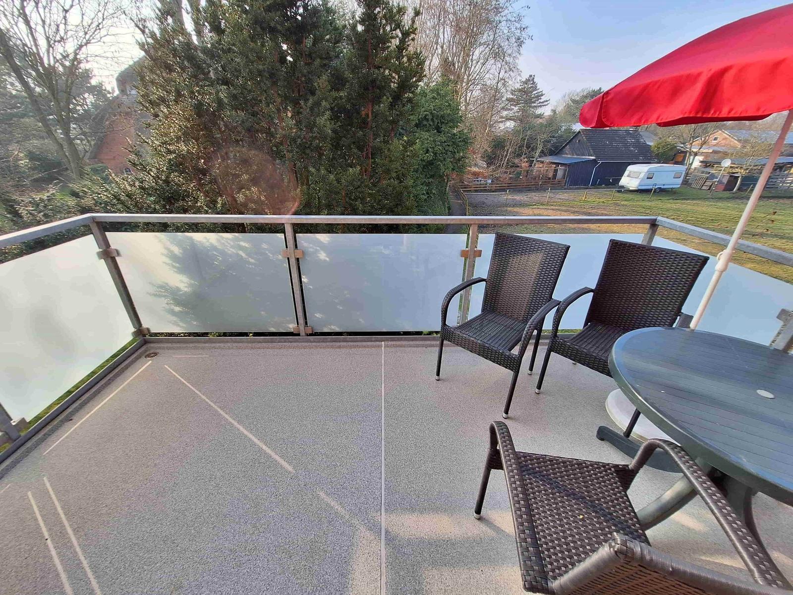 Balkon...
