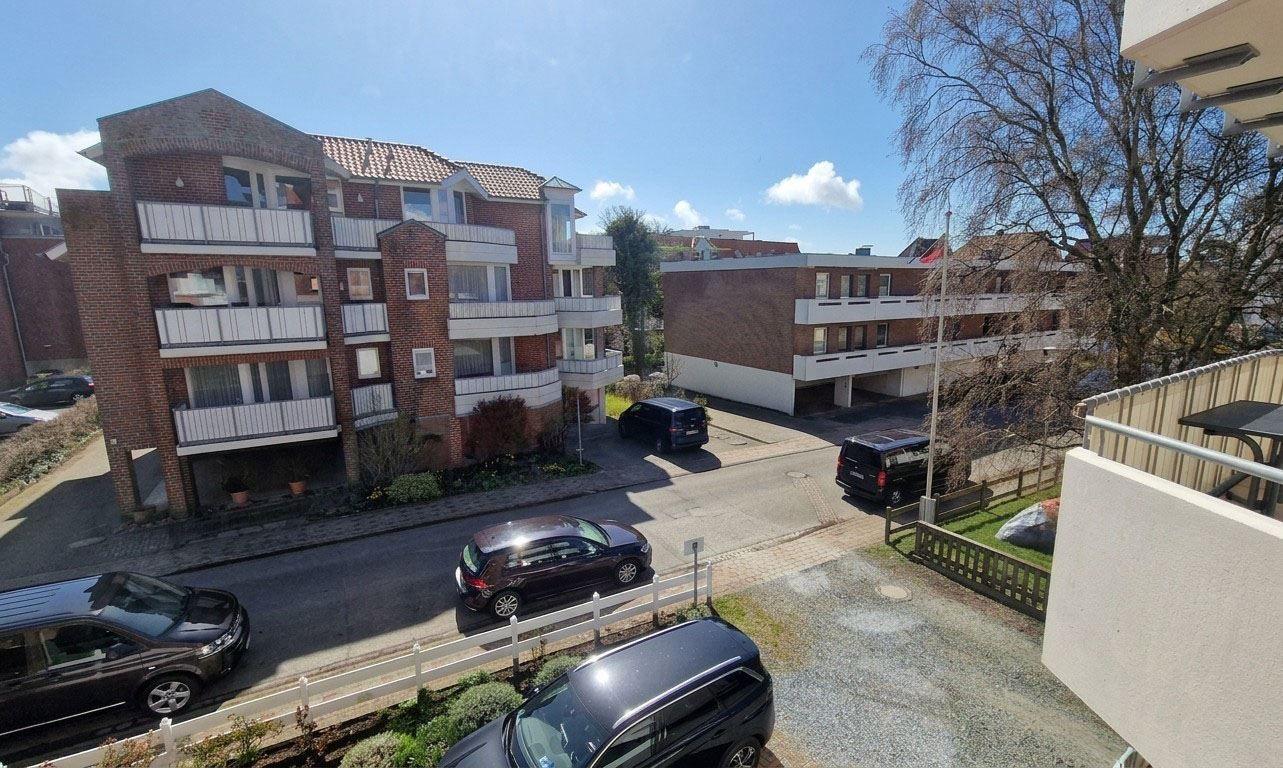 Ausblick vom Schlafzimmer...