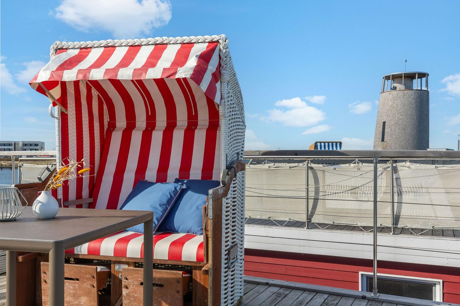Strandkorb Dachterrasse