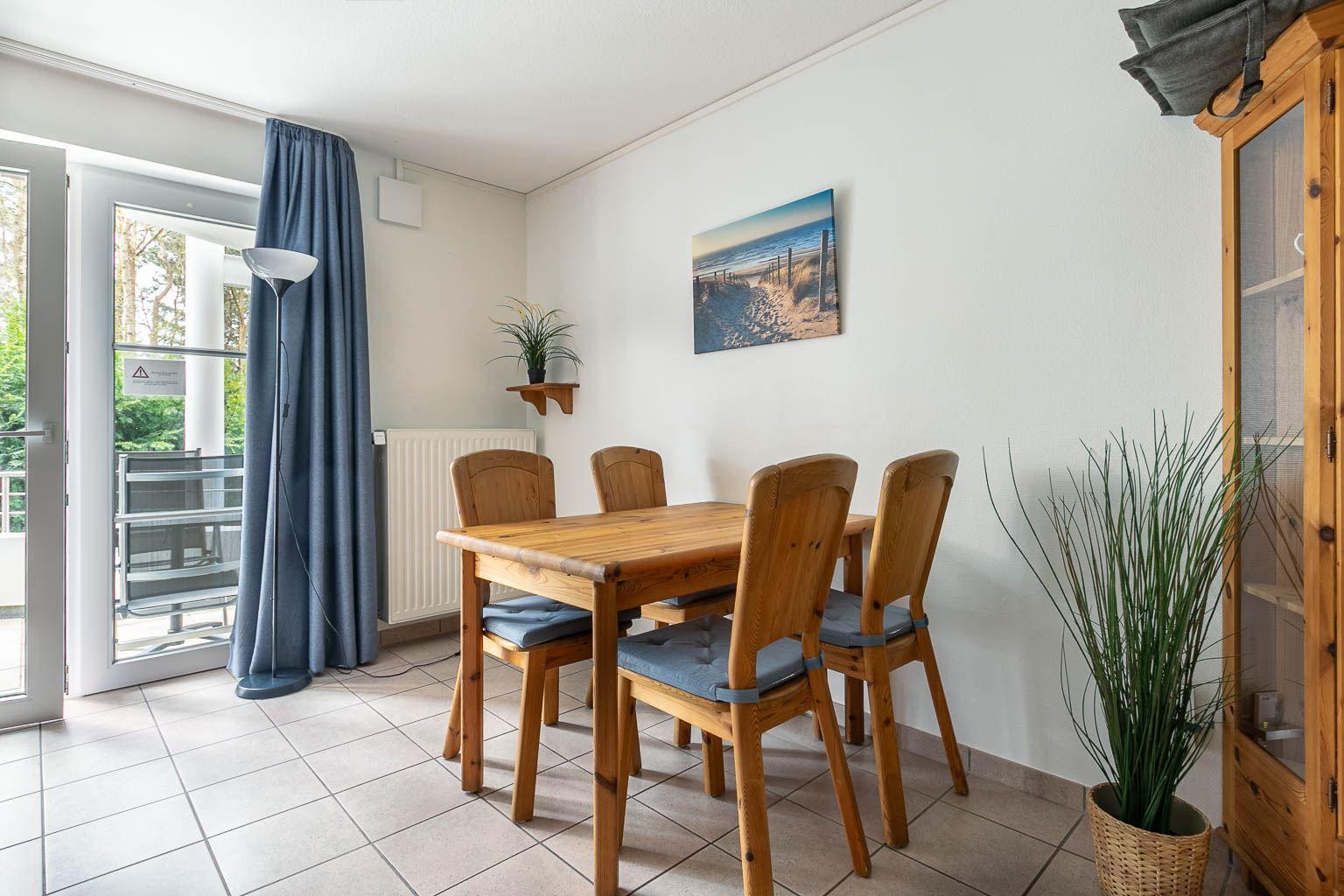 Essbereich im Wohnzimmer...