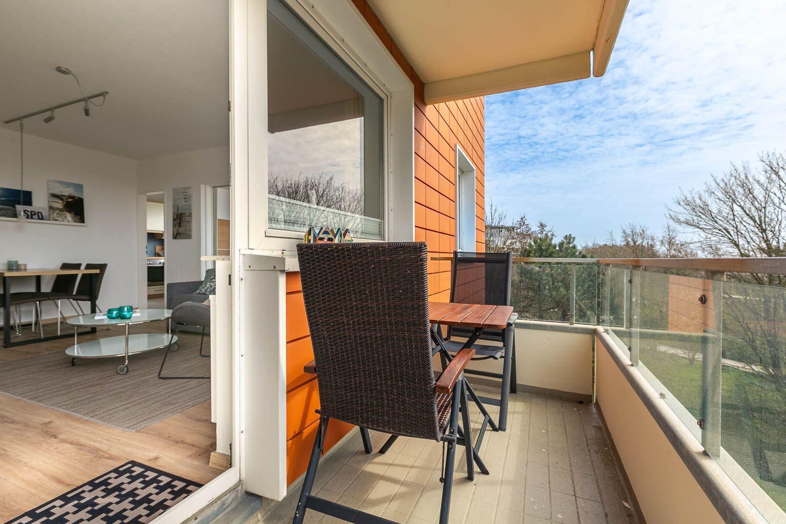Sonniger Südwest-Balkon zur Nordsee...