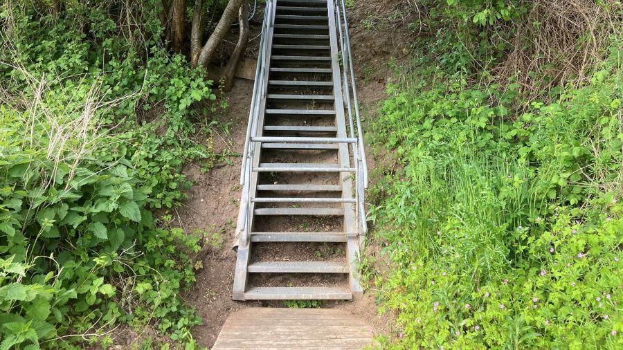 Badetreppe...