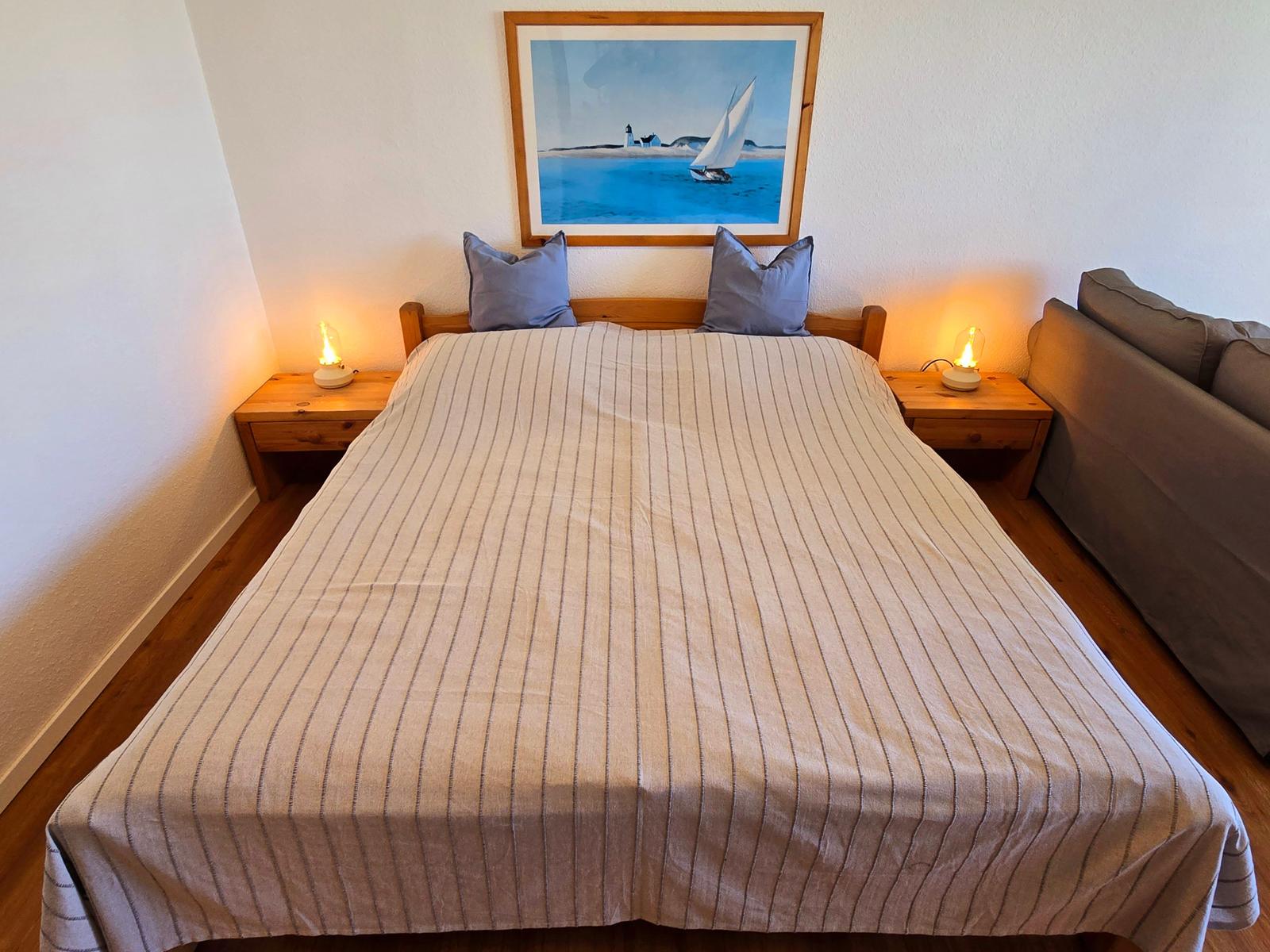 Wohn-/Schlafzimmer Doppelbett