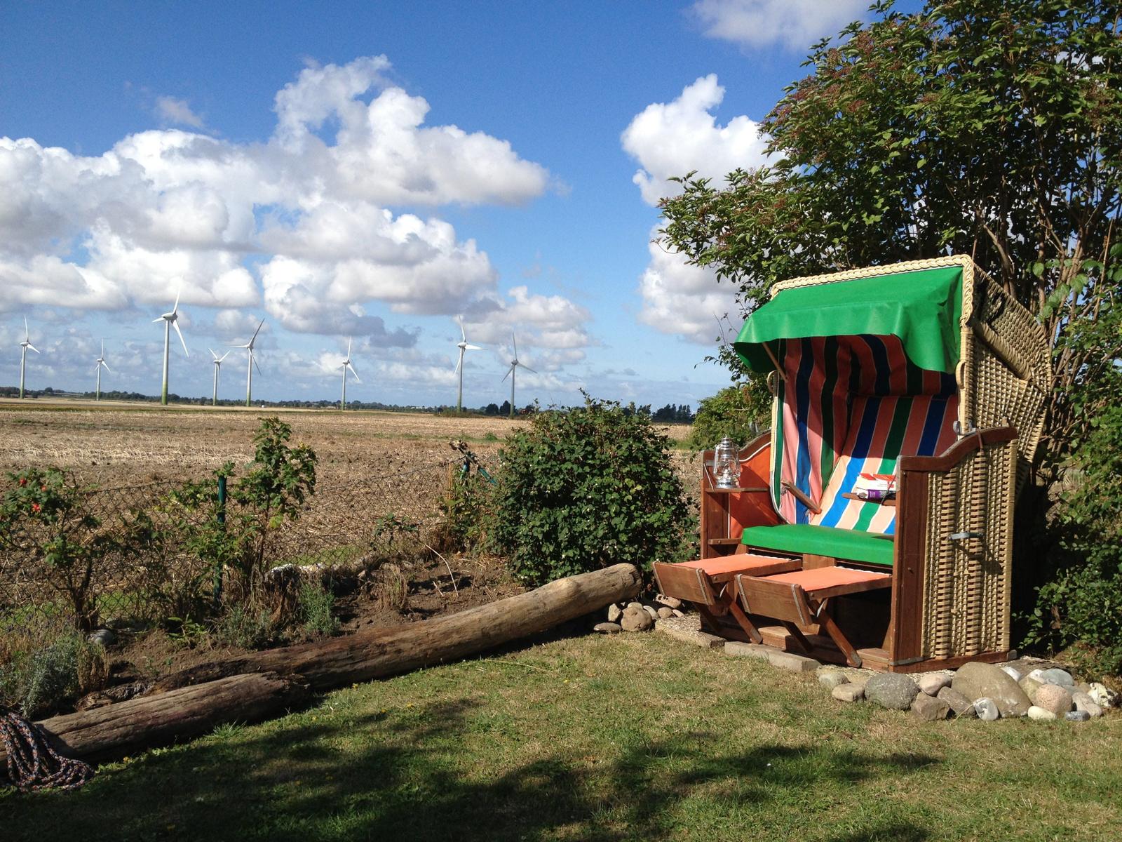 Ihr Strandkorb im Garten