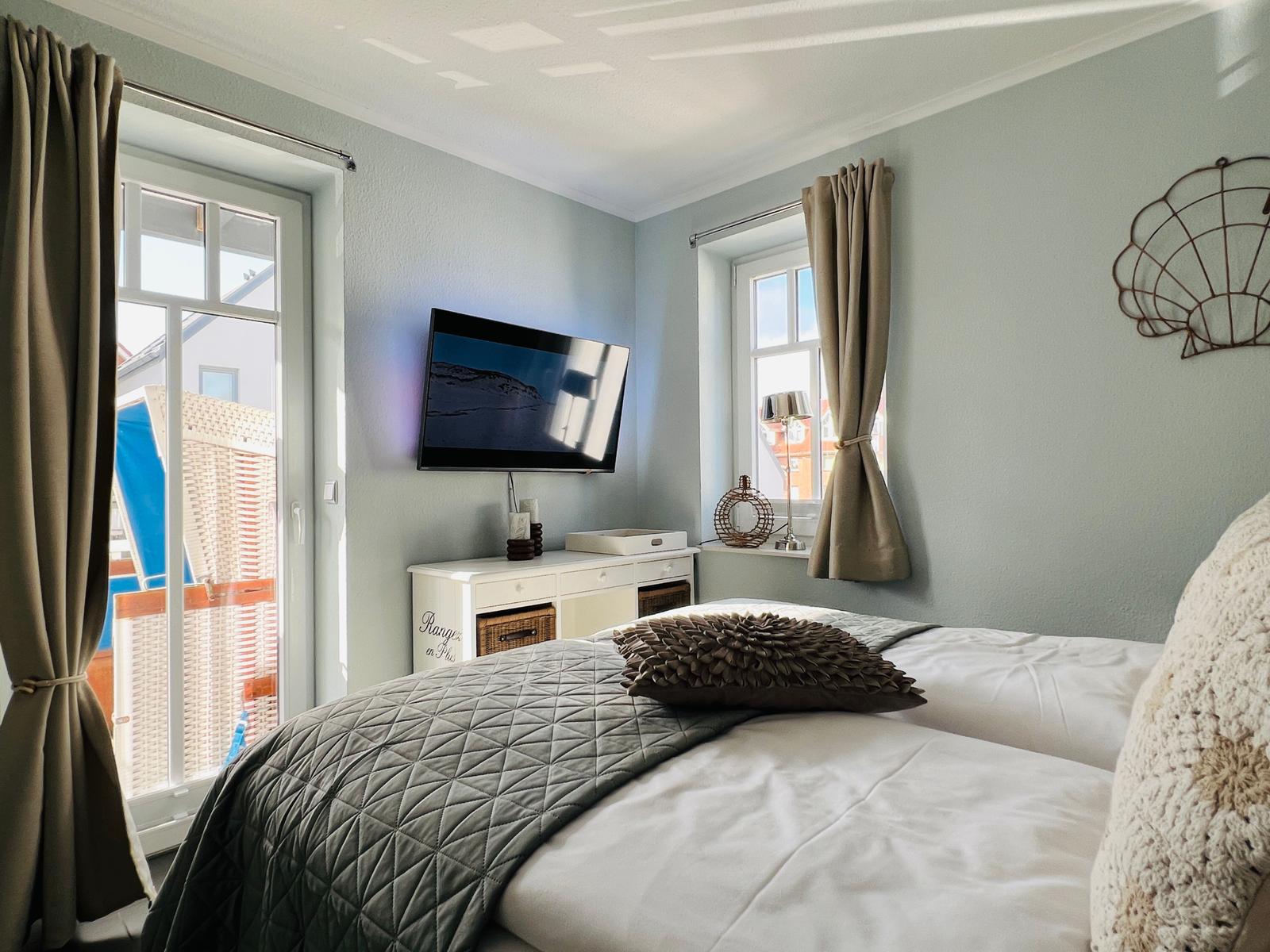 Hauptschlafzimmer, Smart-TV inklusive