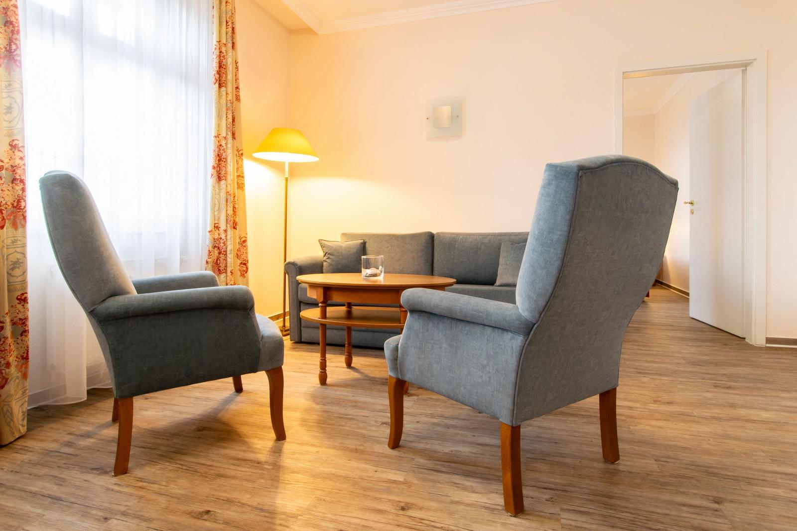 Wohn-Essbereich mit Couch