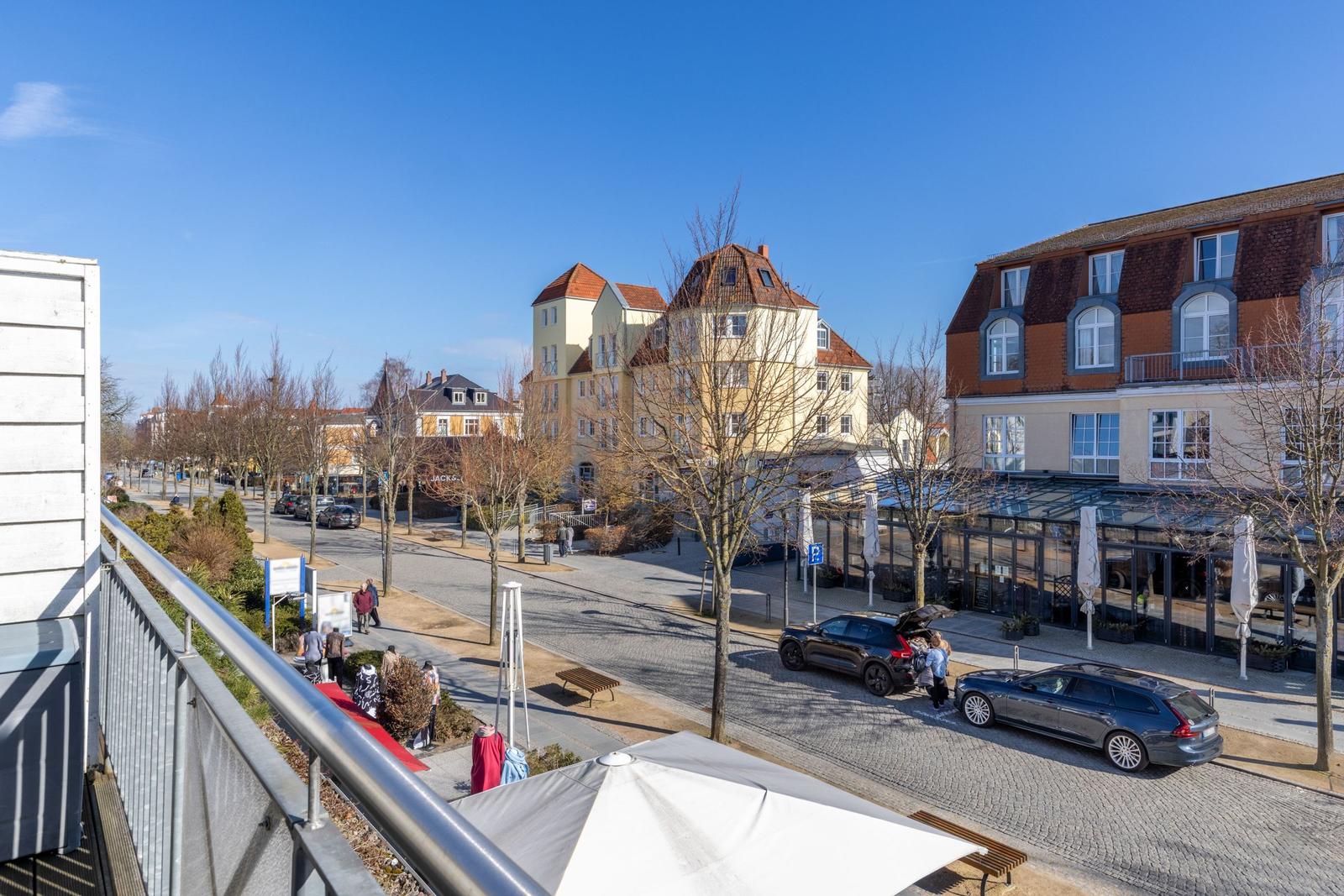 Ausblick vom Balkon