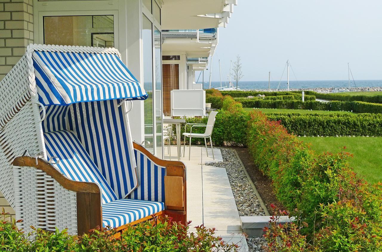Terrasse mit Meeresblick