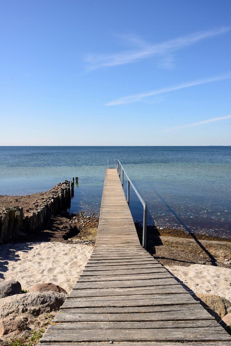 Steg am Strand
