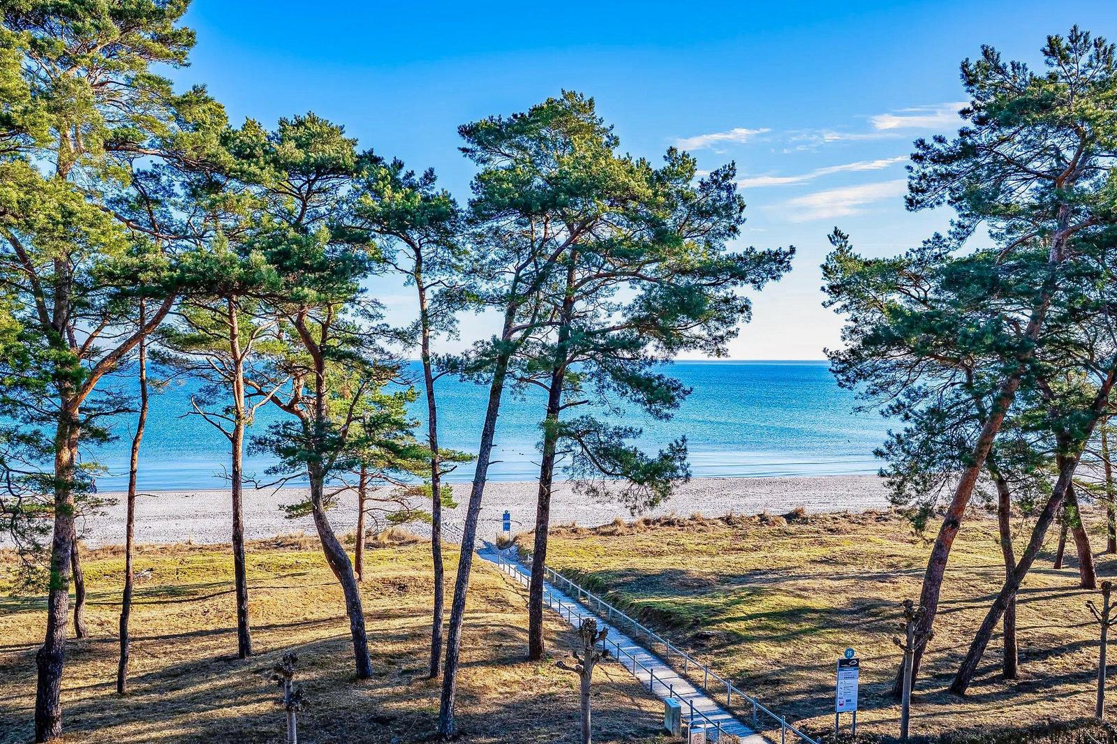 Blick vom Balkon