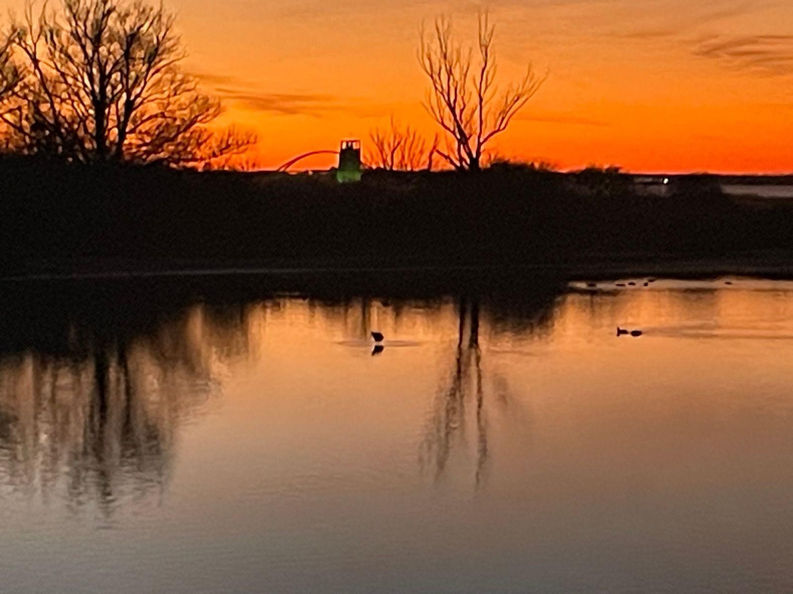 Sonnenuntergang am Binnensee