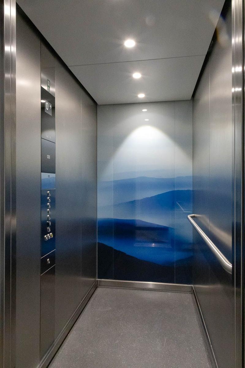 Aufzug bis auf die Etage