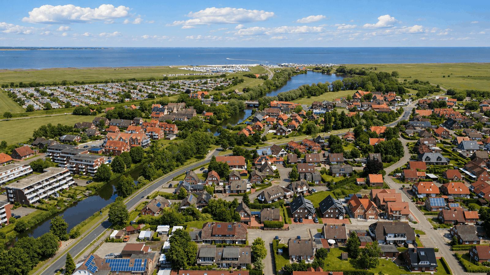 Luftaufnahme Dornumersiel