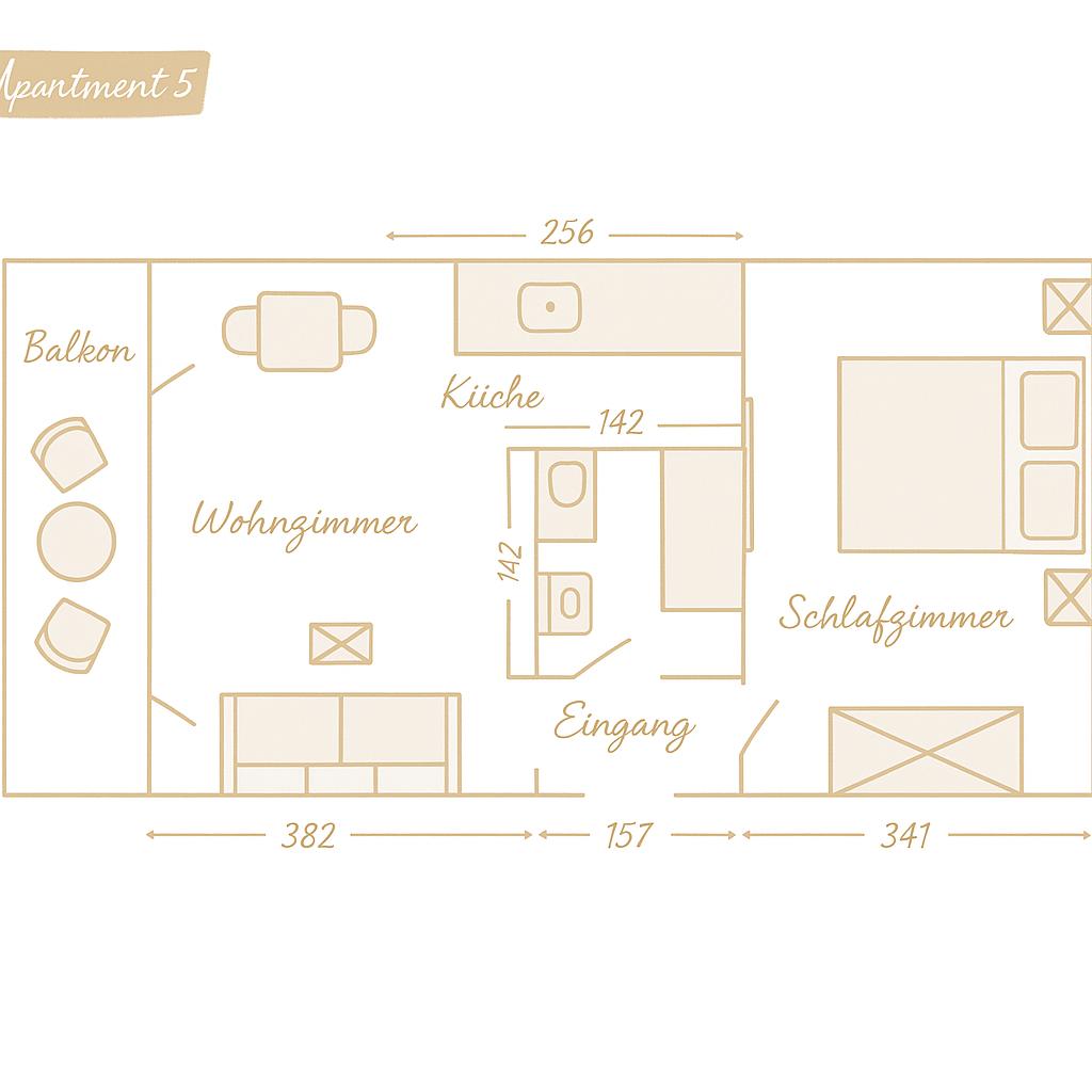 Grundriss Apartment Jupiter...