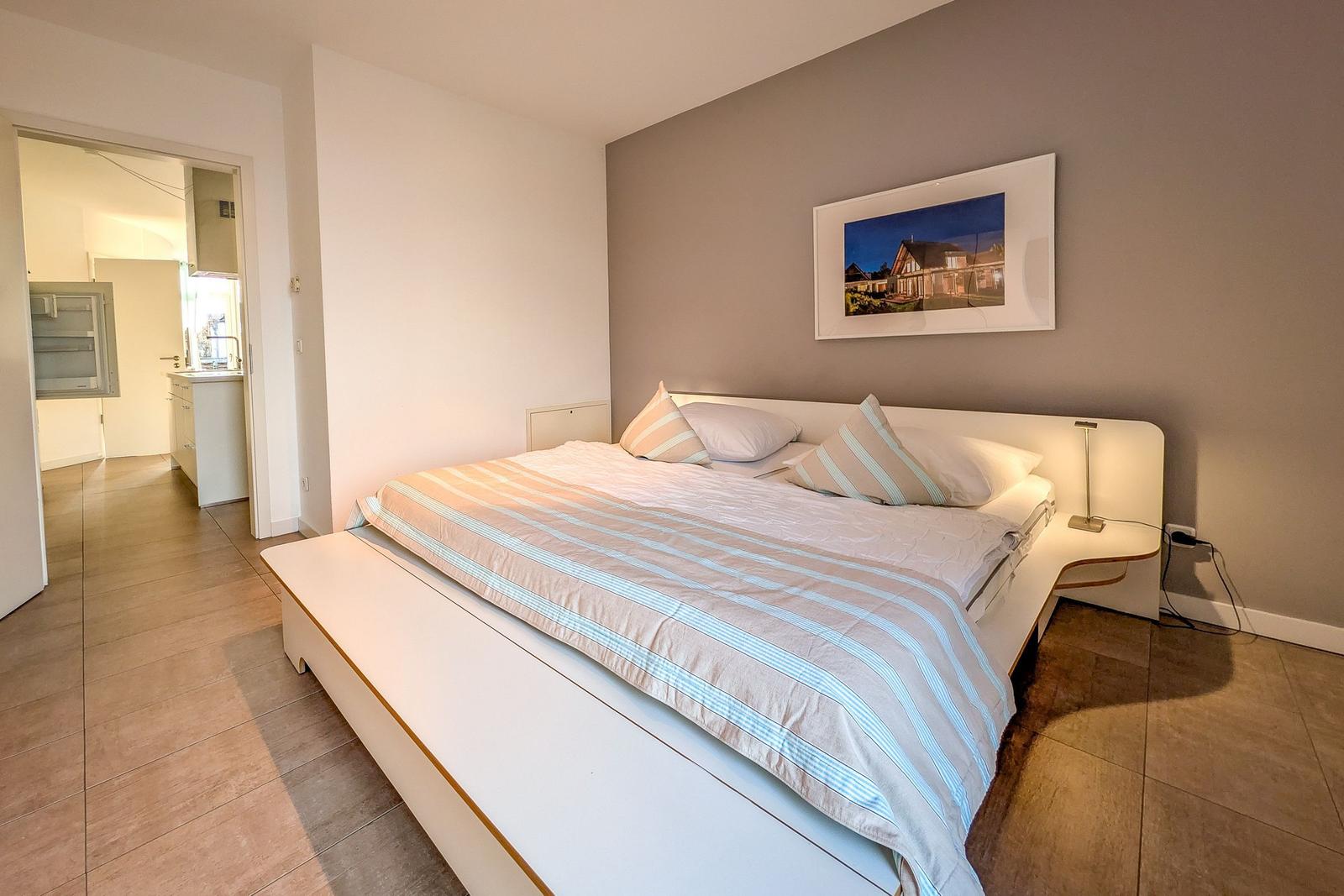 Schlafzimmer, Kajüte 5 im Lotsenstieg 2 in Karlshagen