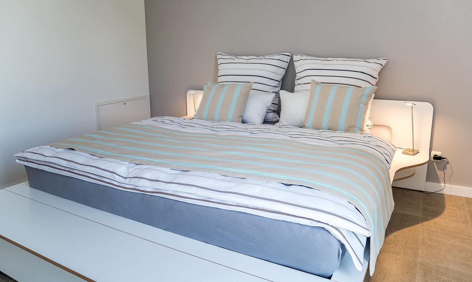 Schlafzimmer, Kajüte 5 im Lotsenstieg 2 in Karlshagen auf Usedom