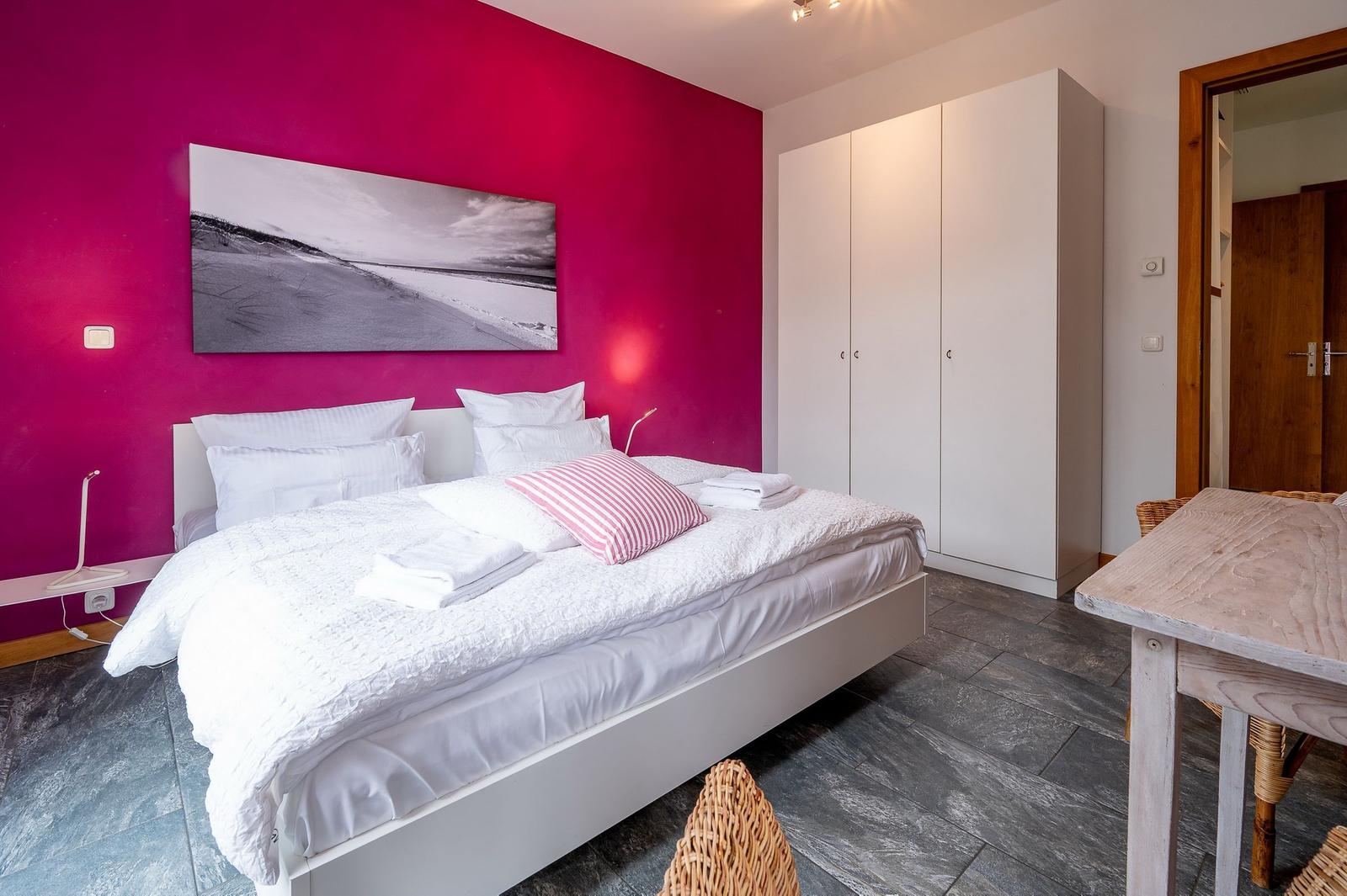 Schlafzimmer im Kapitänsweg 15 in Karlshagen