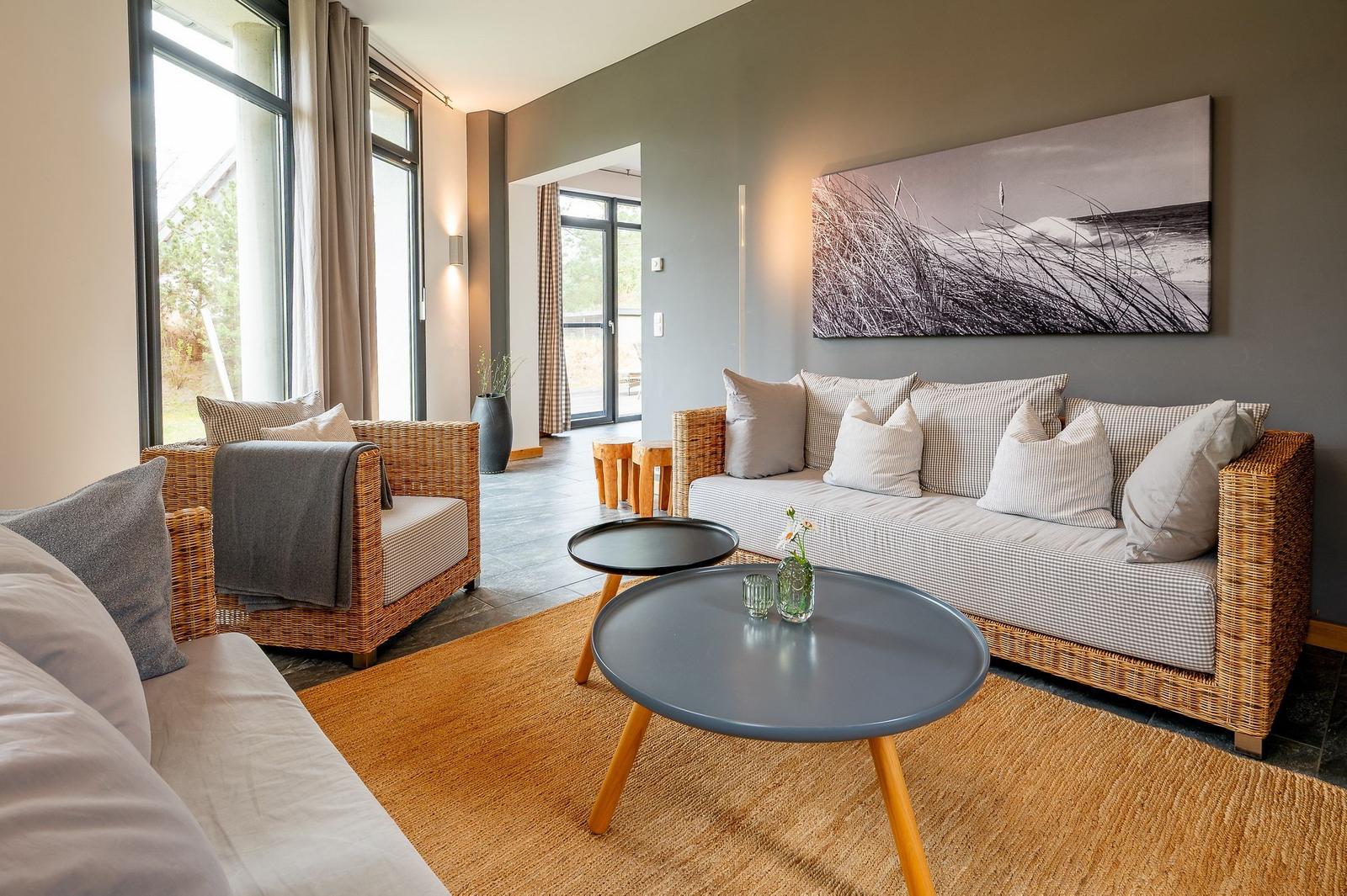 Wohnzimmer im Kapitänsweg 15, Ostseeland in Karlshagen