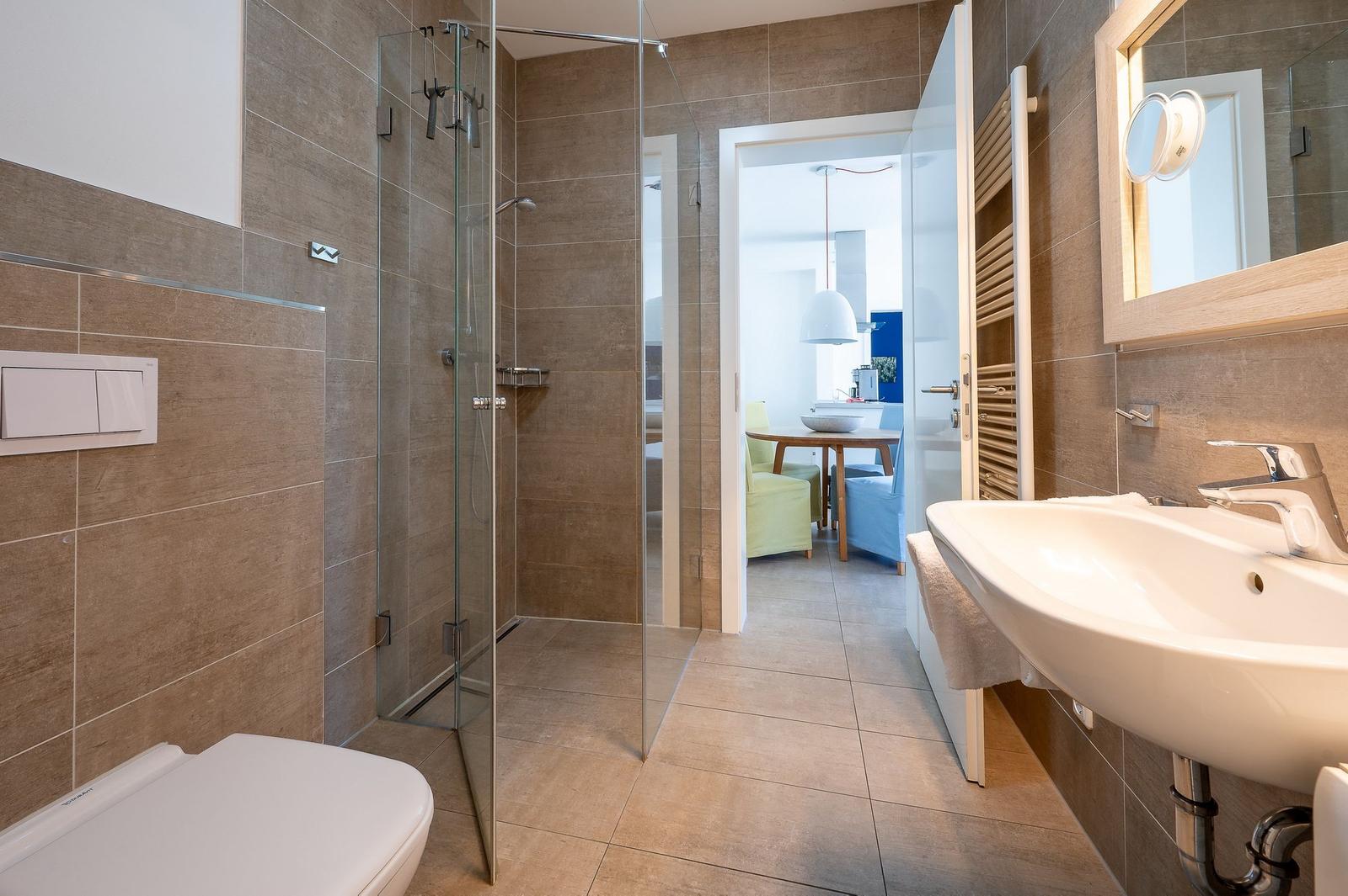 Badezimmer im Lotsenstieg 2, Kajüte 1 in Karlshagen, Ostseeland