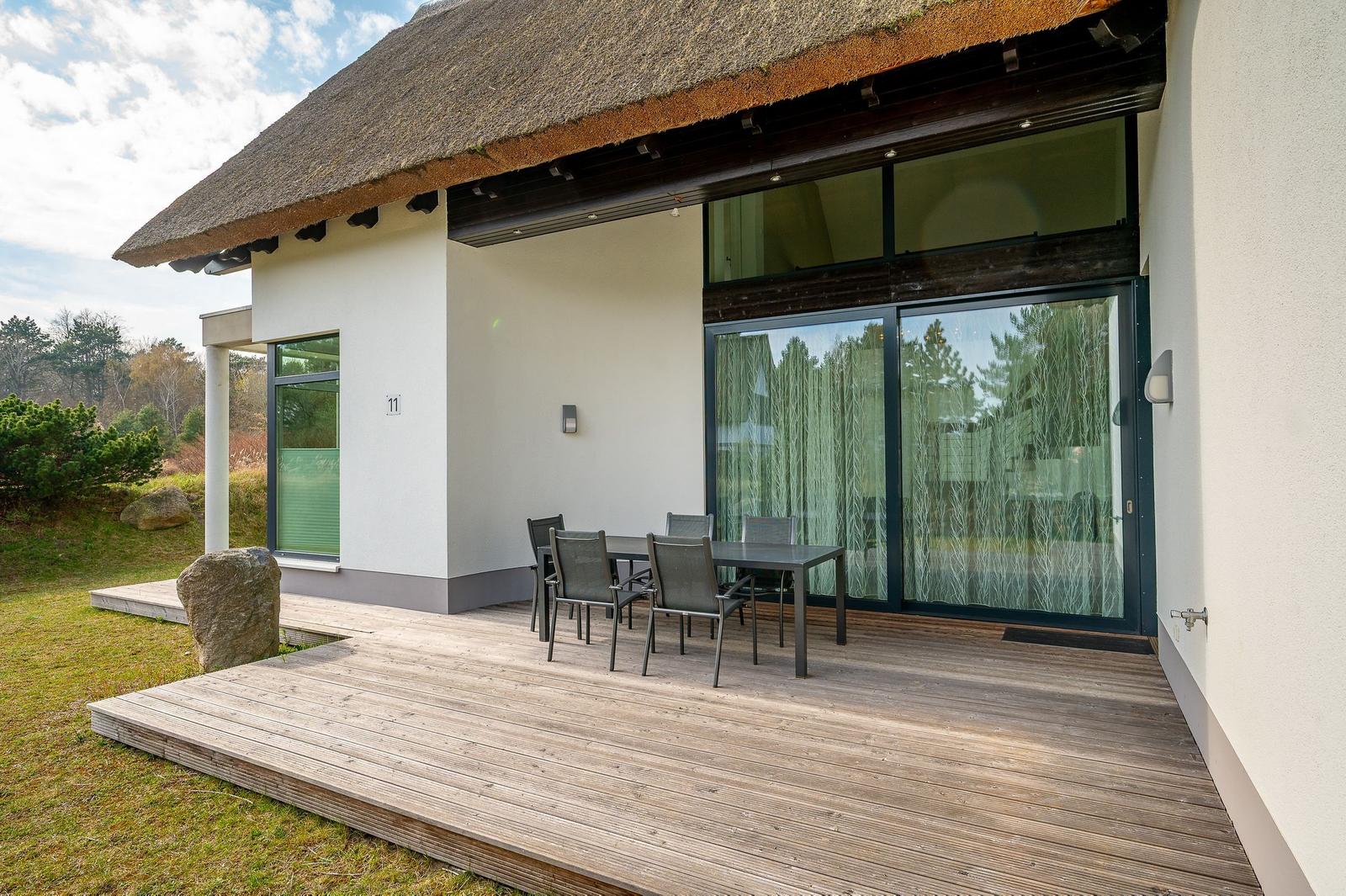 Terrasse Haus Lotsenstieg 11 in Karlshagen auf Usedom
