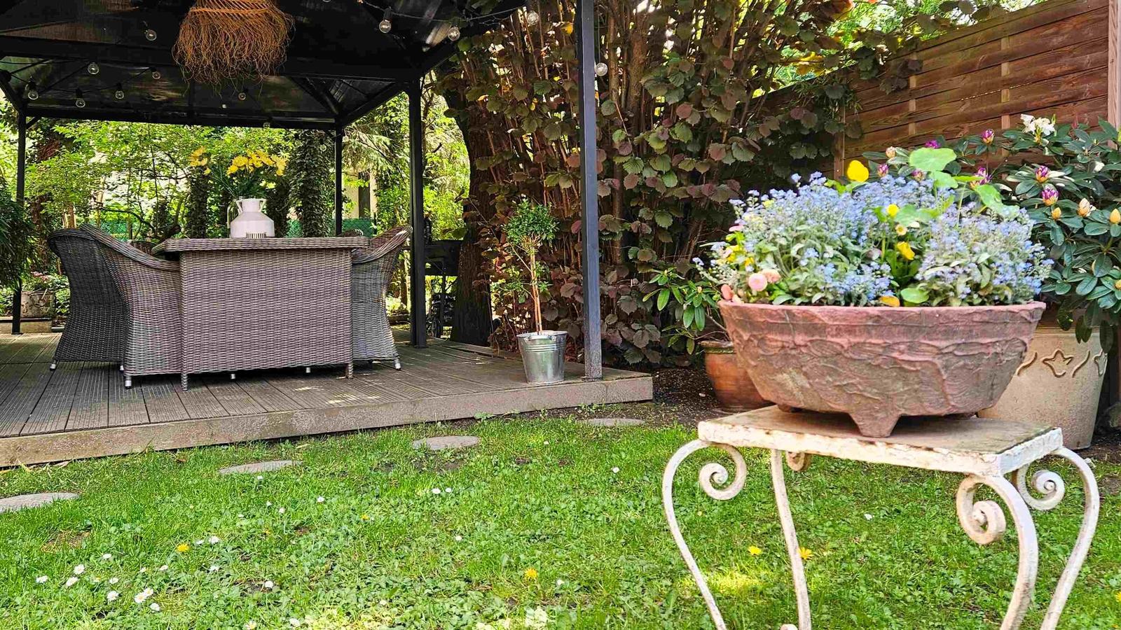 Lieblingsplatz unter Pavillons