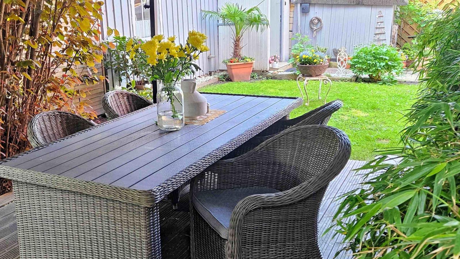 Gartenidylle für geschätzte Gäste