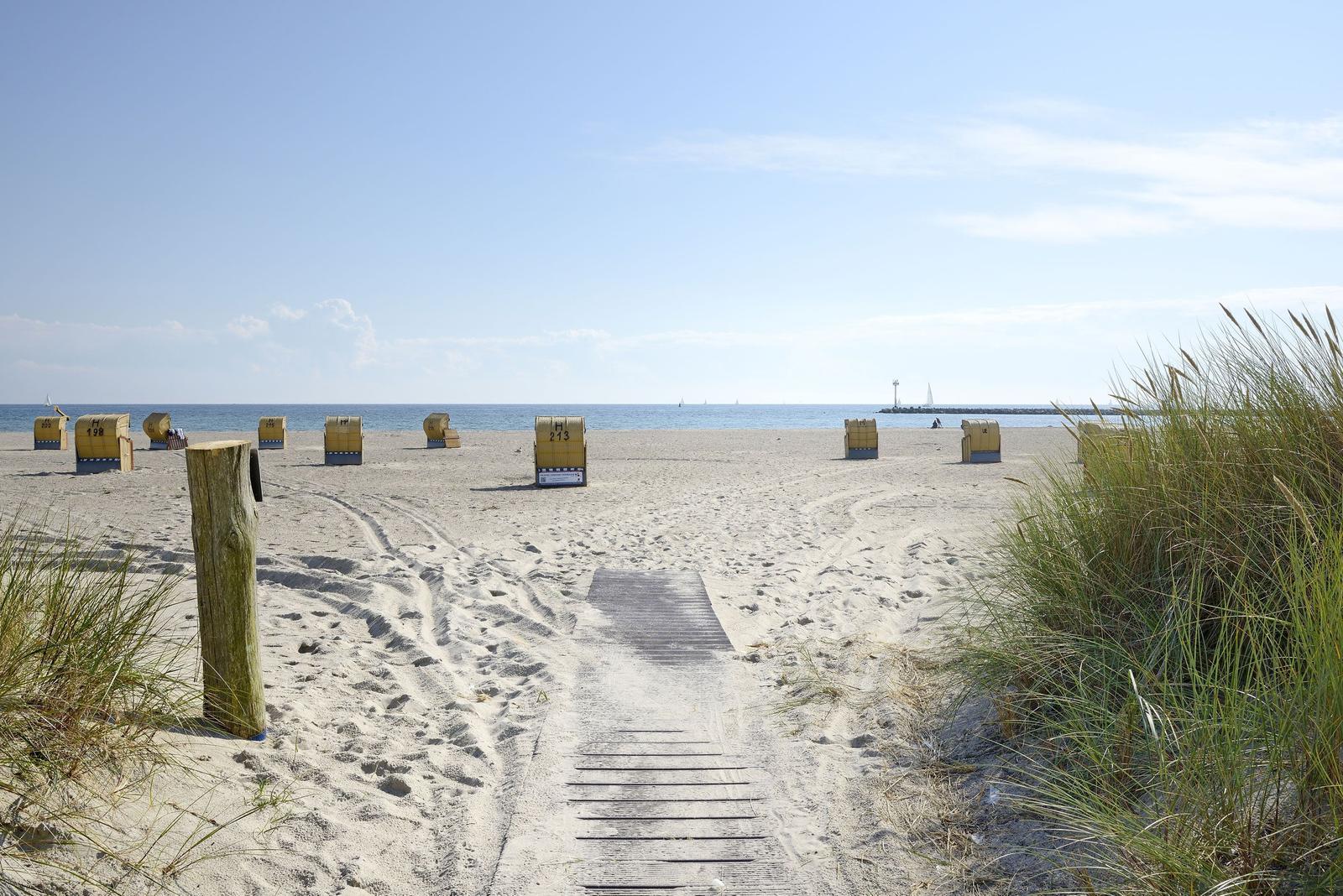 Strand vor der Tür