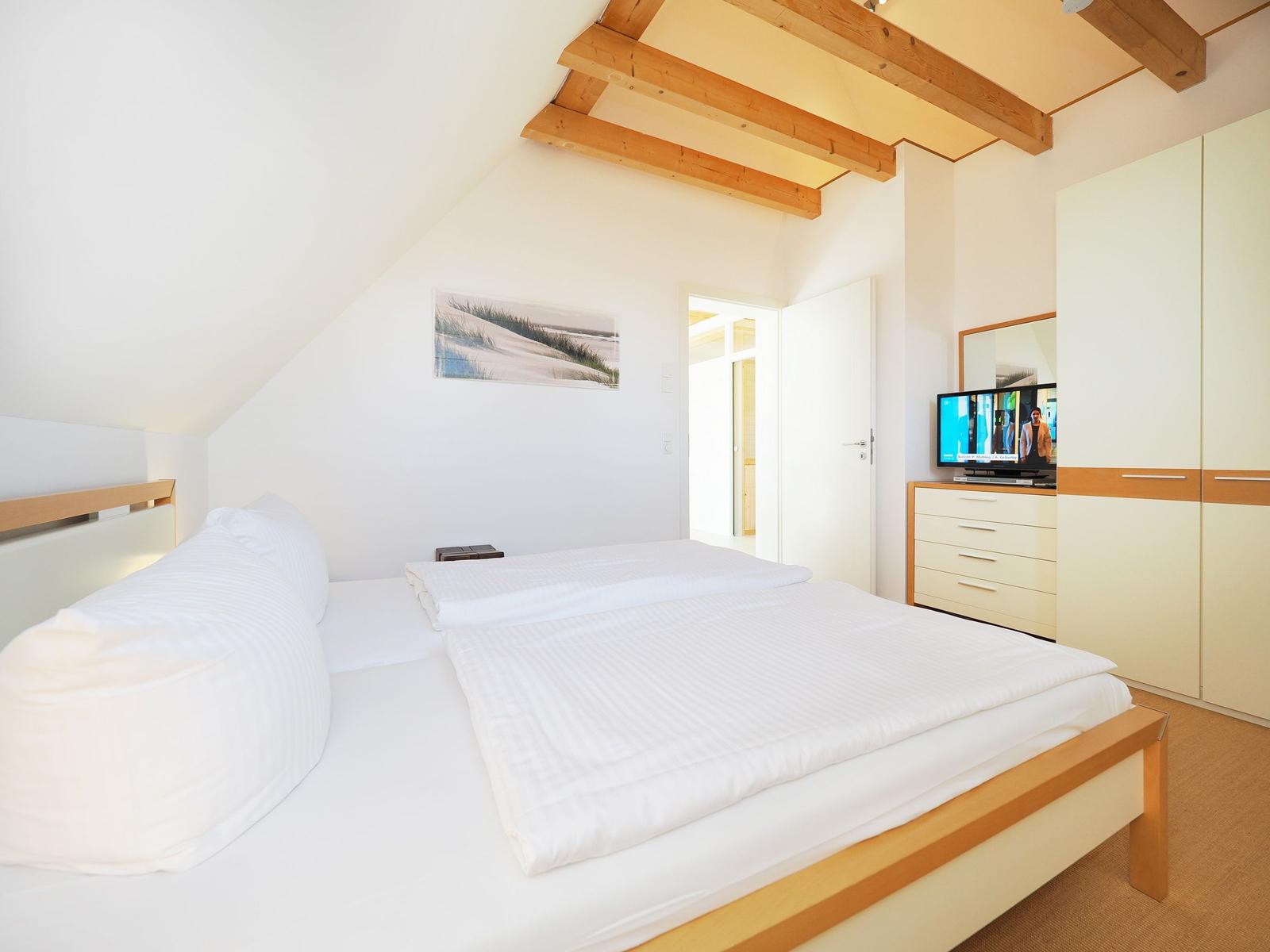 Schlafzimmer im Kapitänsweg 17, Ostseeland in  Karlshagen auf Usedom