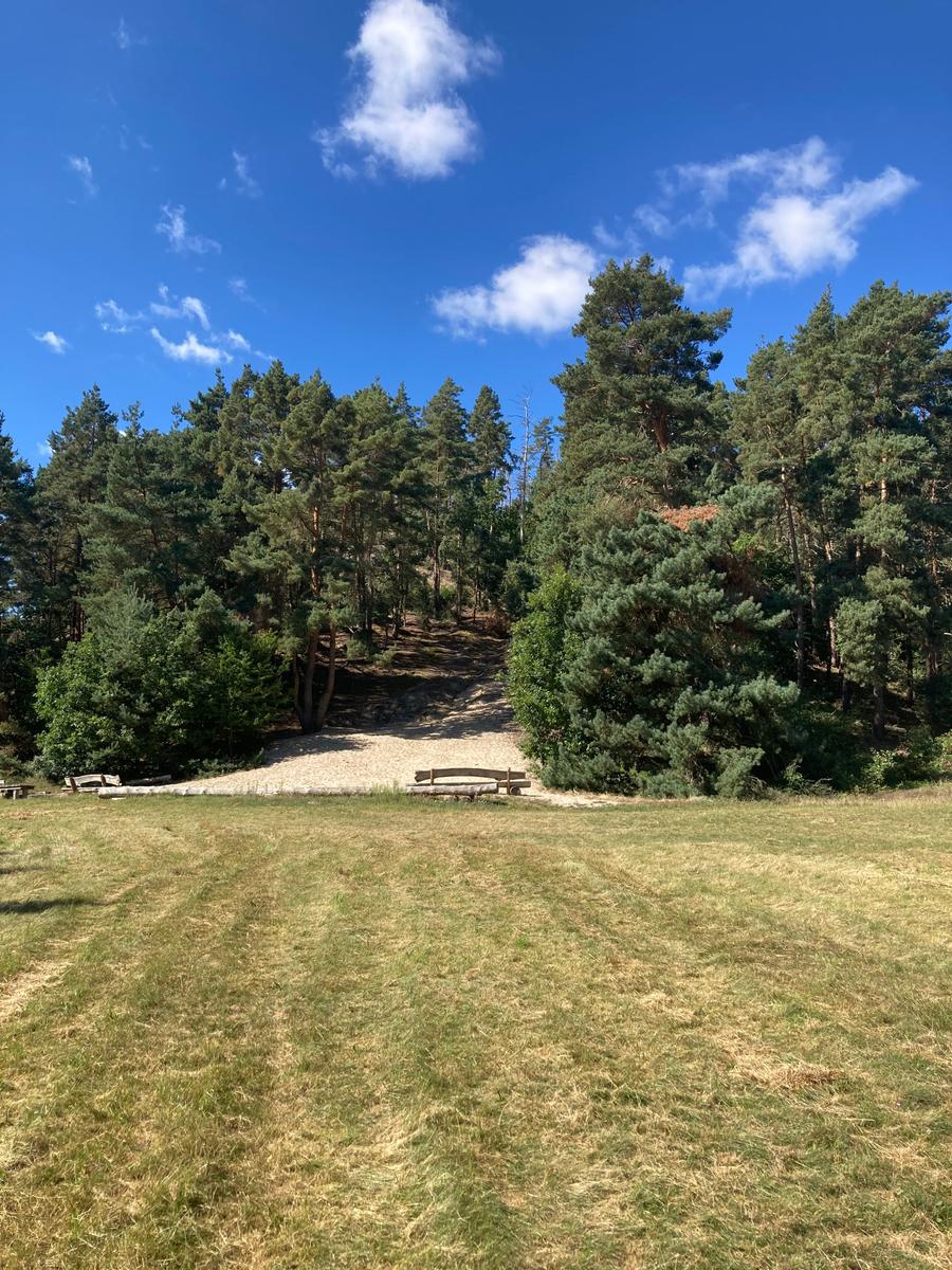 wunderschöne Landschaft - Weg zum "Helsunger Krug" - Ausflugsgaststätte