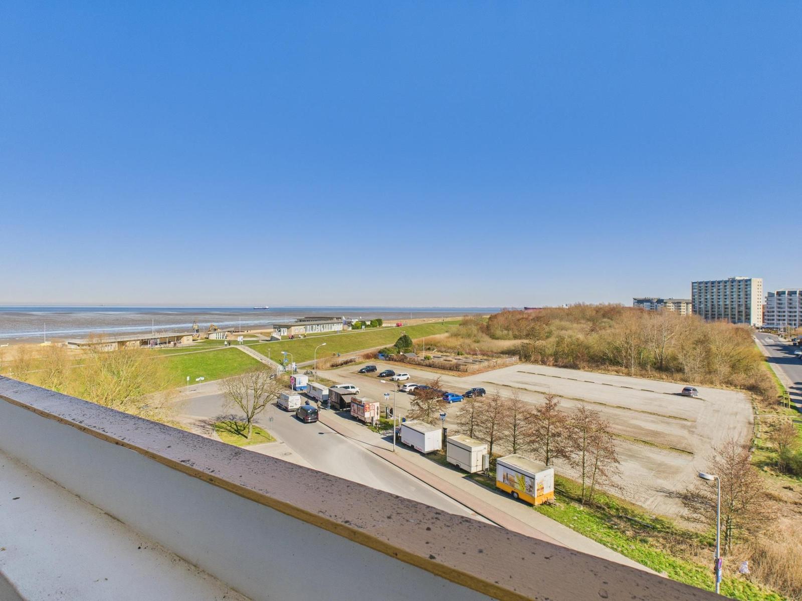 Haus Atlantic Whg.507, Strandhausallee 29, Cuxhaven-Döse, Seesicht
