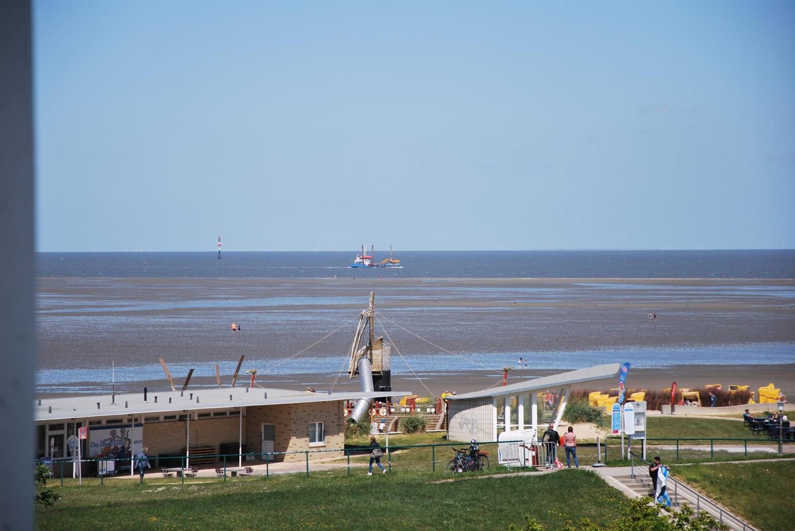 Haus Atlantic Whg.507, Strandhausallee 29, Cuxhaven-Döse, Seesicht