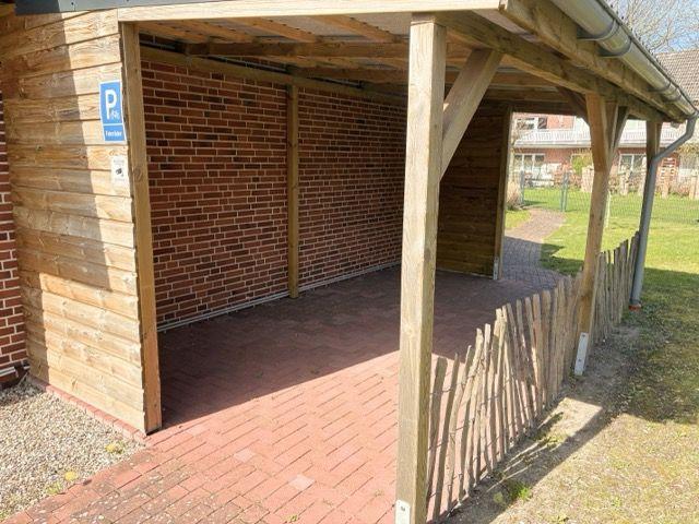 Carport für Fahrräder