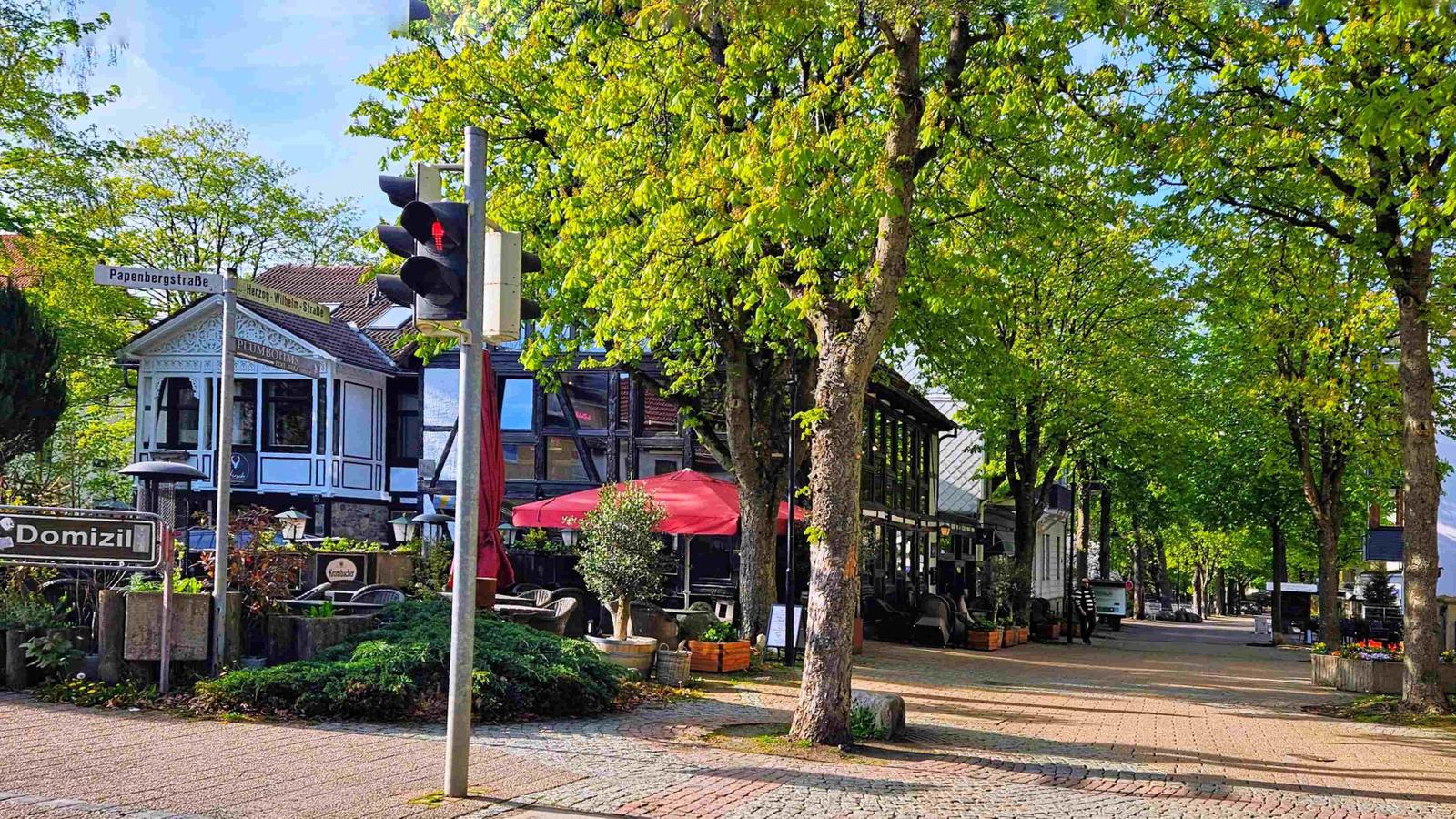 idyllisch gelegen im Hinterhaus an der beliebten Bummelallee -  
und doch ungestört schlafen können
