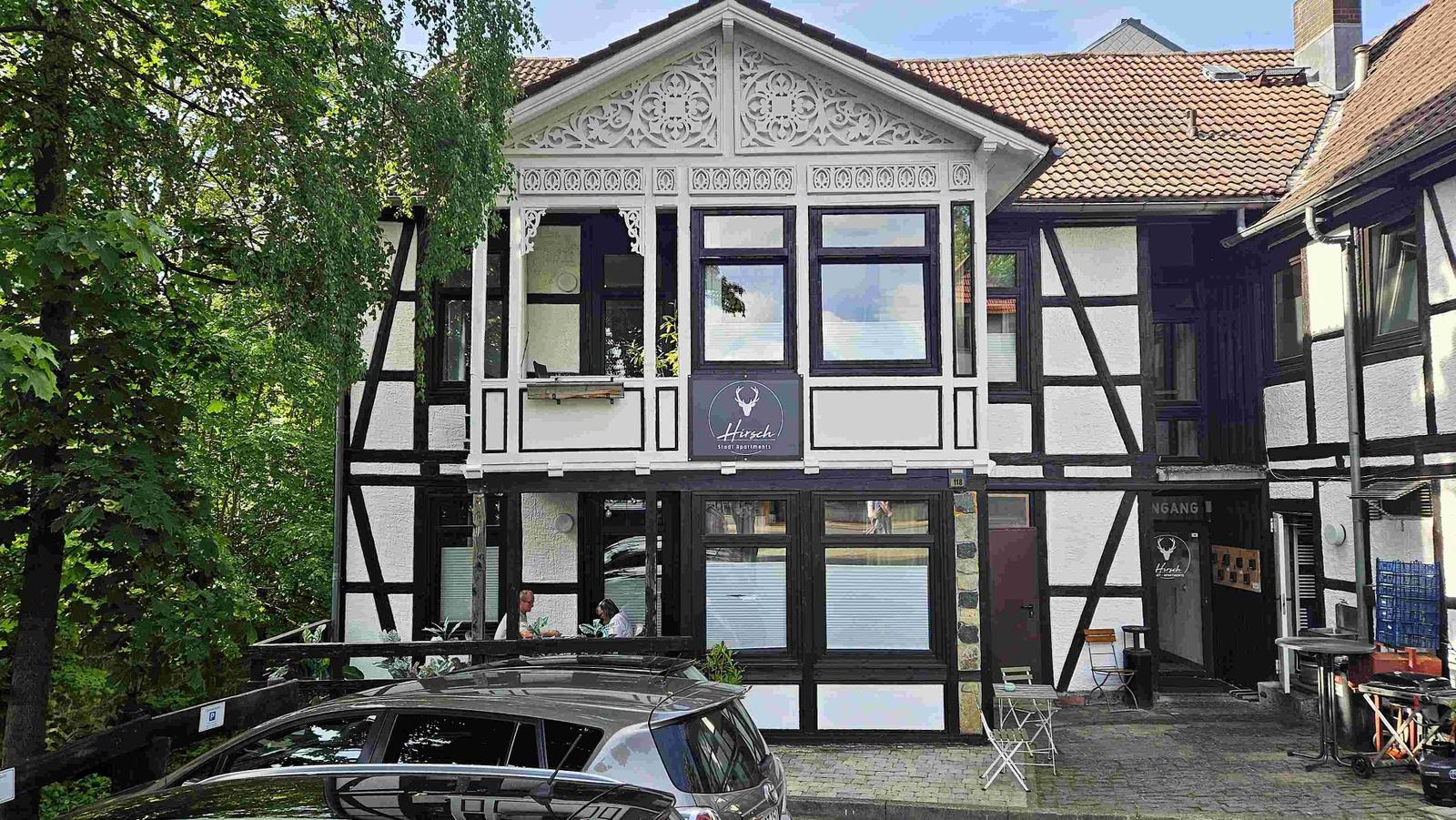 Kostenfreies Parken direkt vor dem Haus