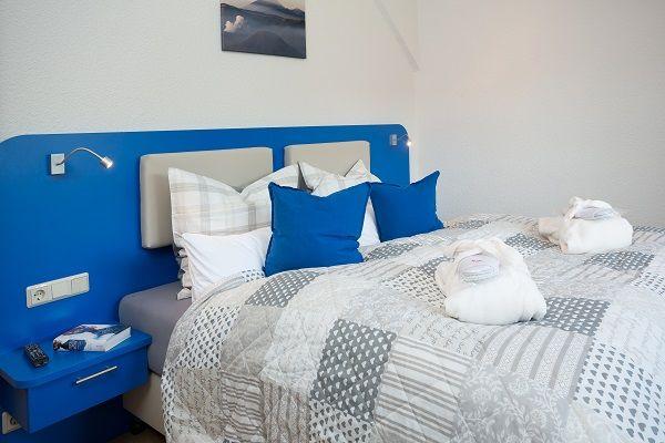 Blaues Schlafzimmer