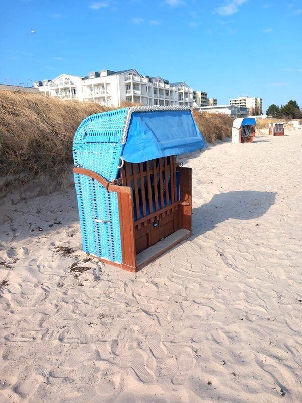 Strandkorb am Strand