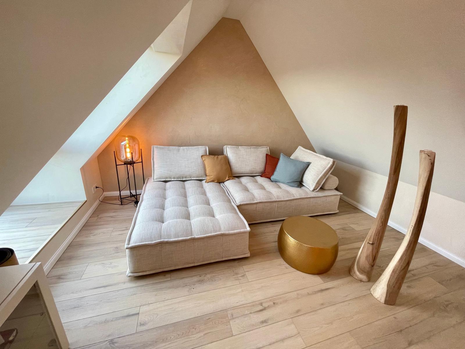 Chillout Bereich in der obersten Ebene