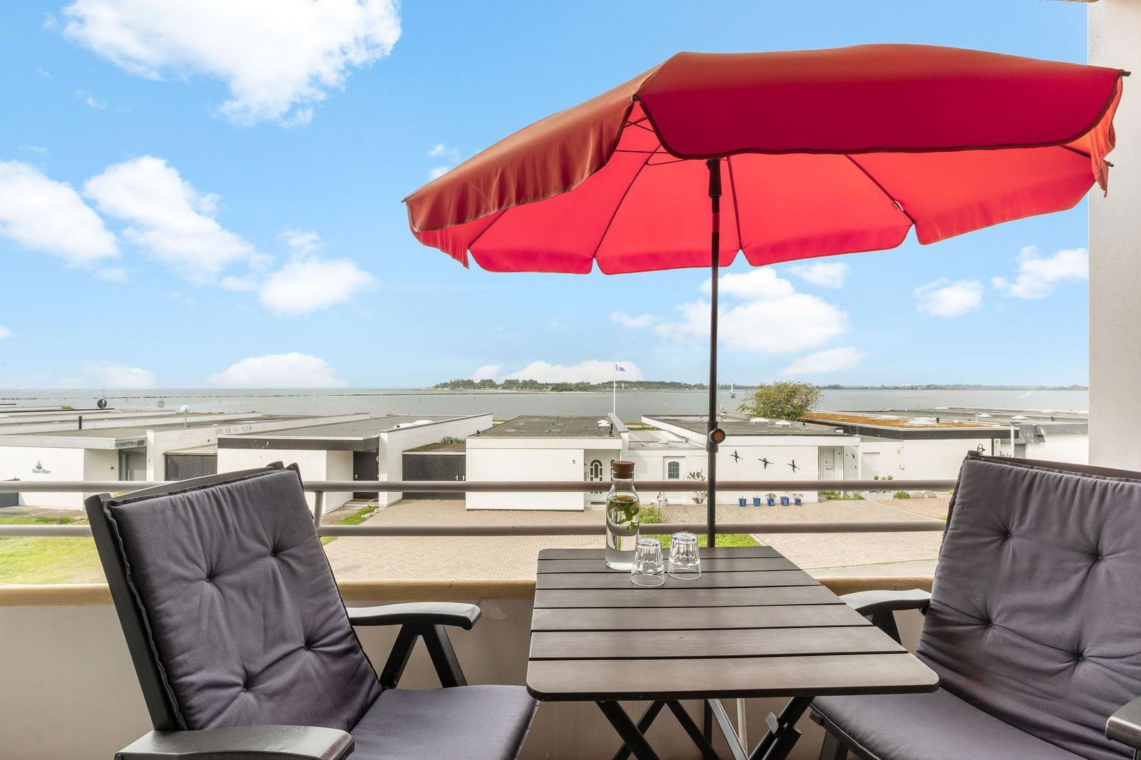 Balkon mit Aussicht