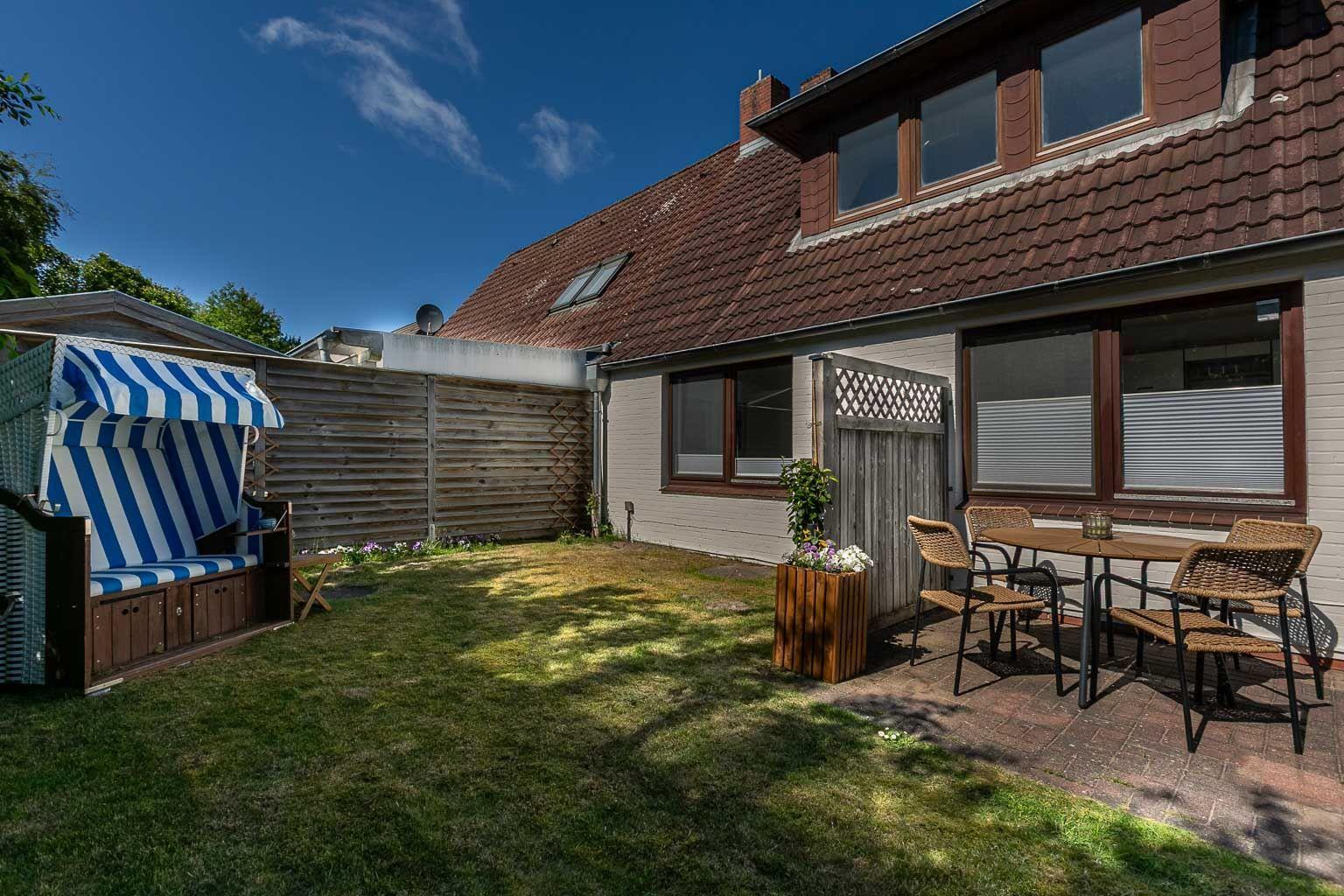 Sonnige Gartenterrasse...