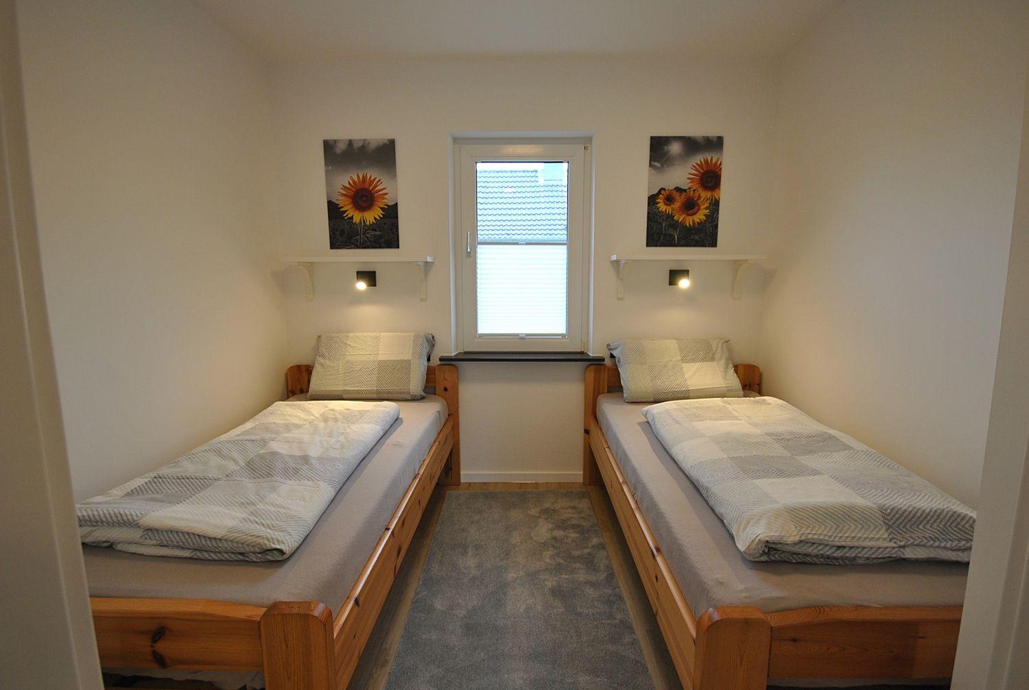 Schlafzimmer mit 2 Einzelbetten