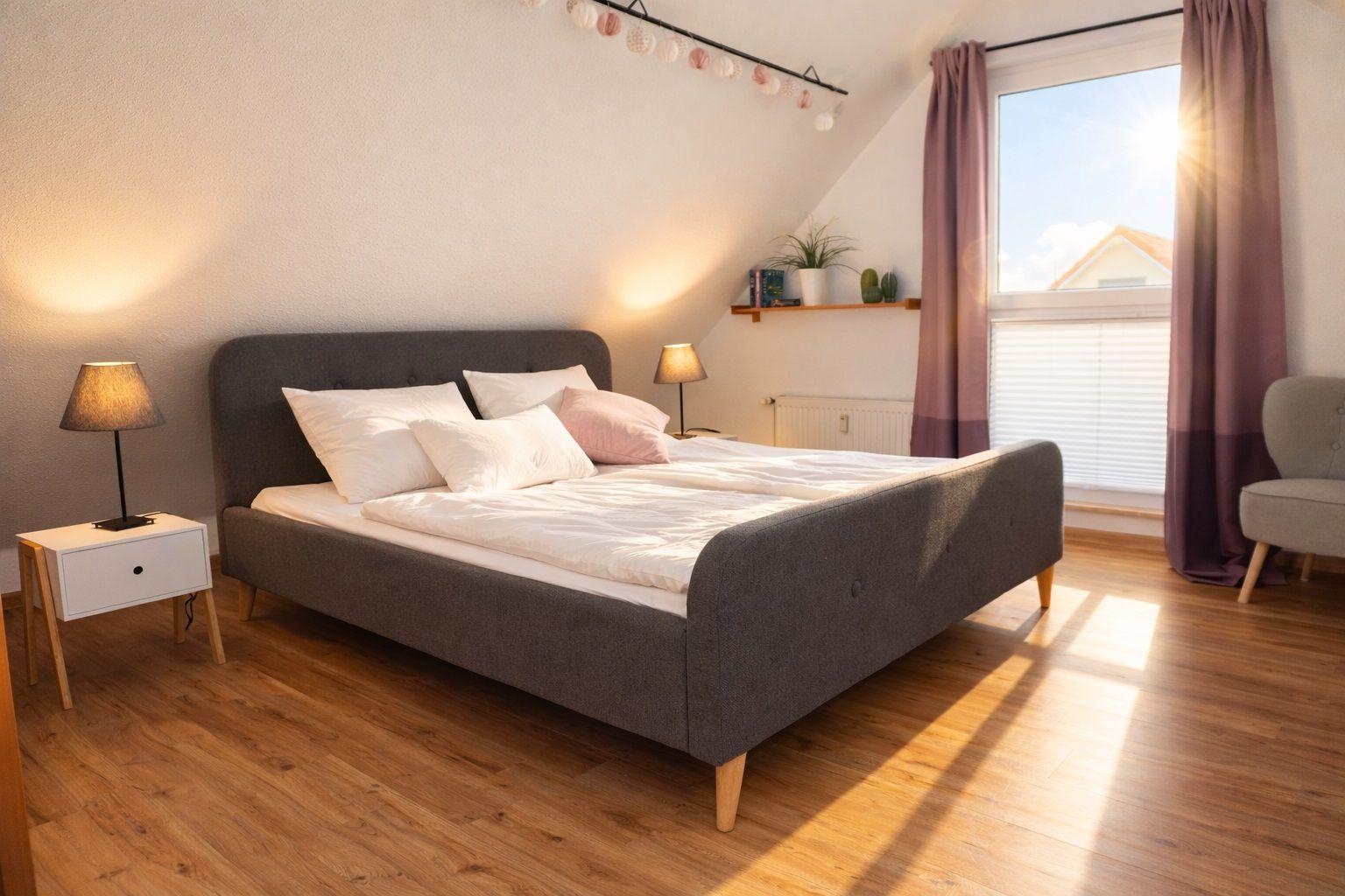 Schlafzimmer auf der zweiten Etage