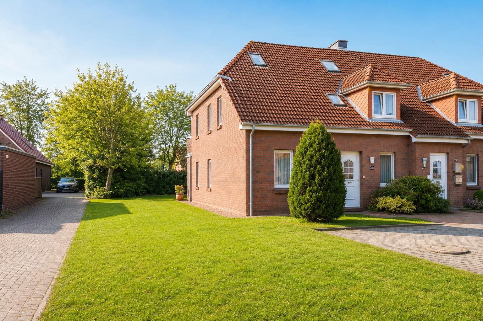 Haus von vorne...