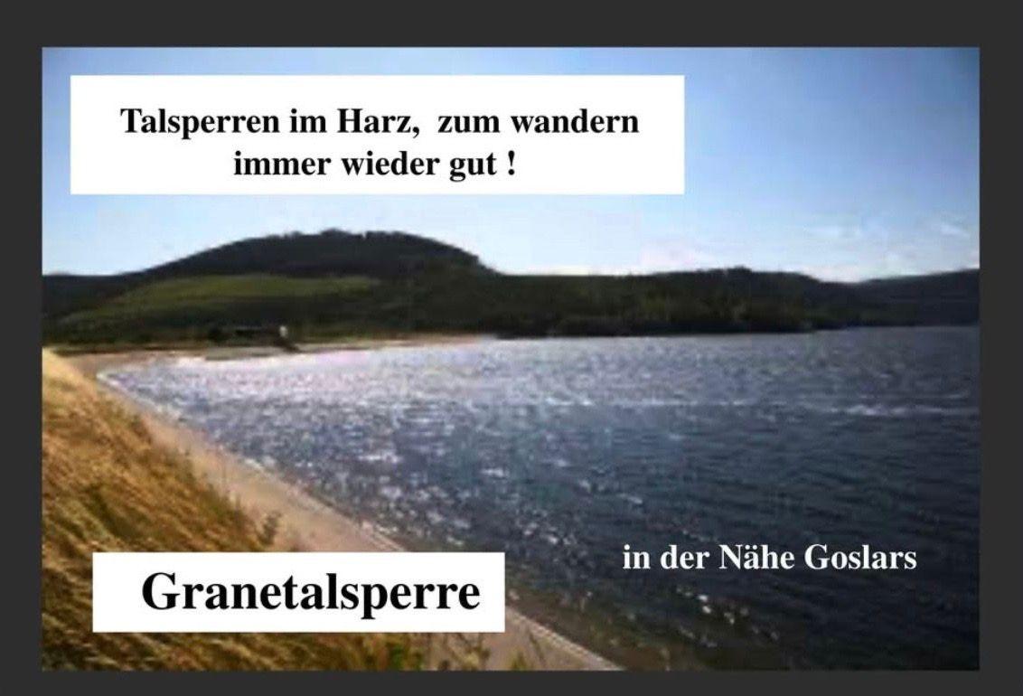 Die Granetalsperre — traumhaft schöne Landschaft zum Wandern oder Radfahren