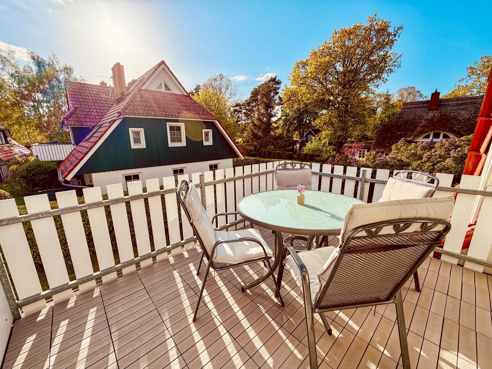 Balkon mit West-Ausrichtung