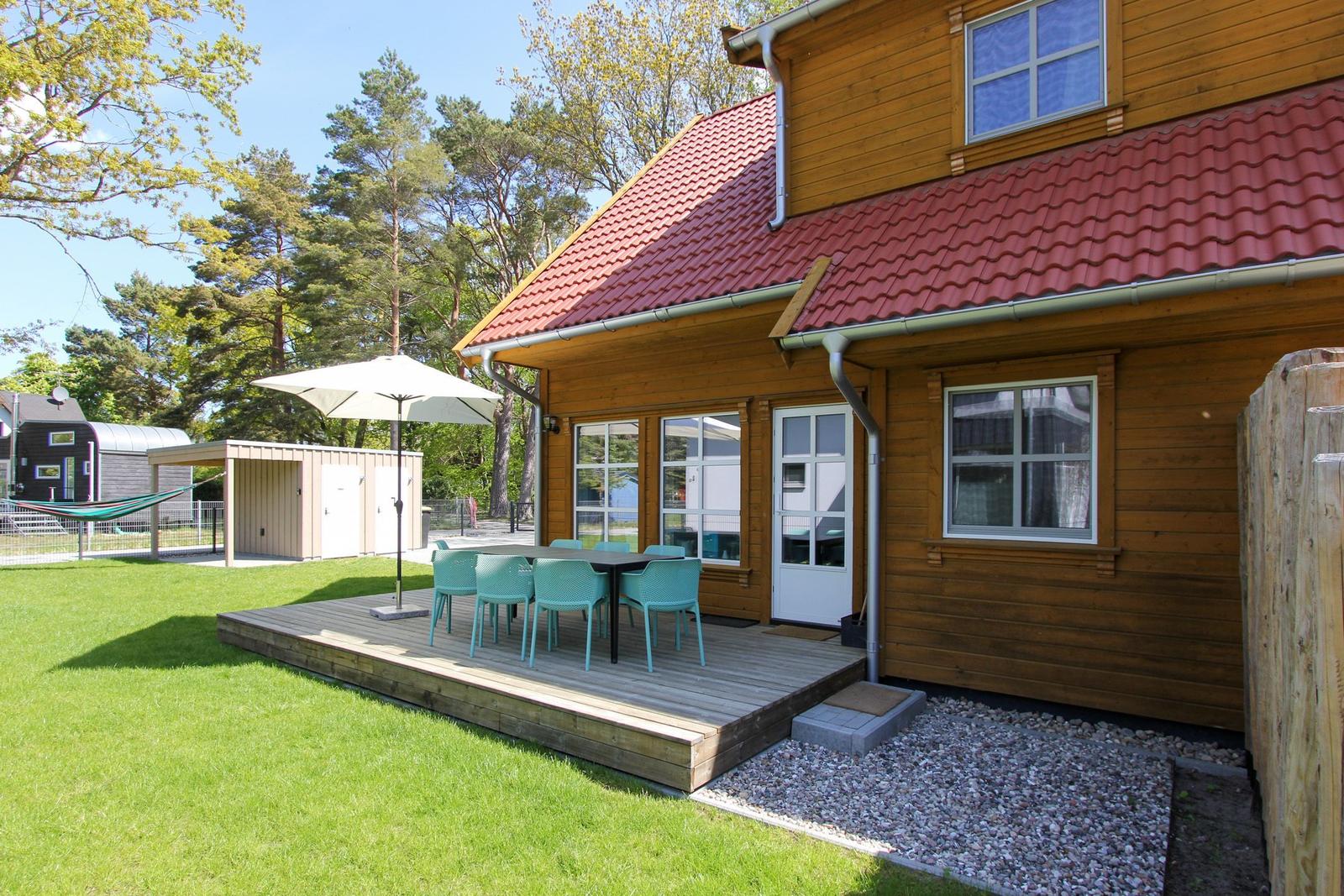 Terrasse mit West-Ausrichtung