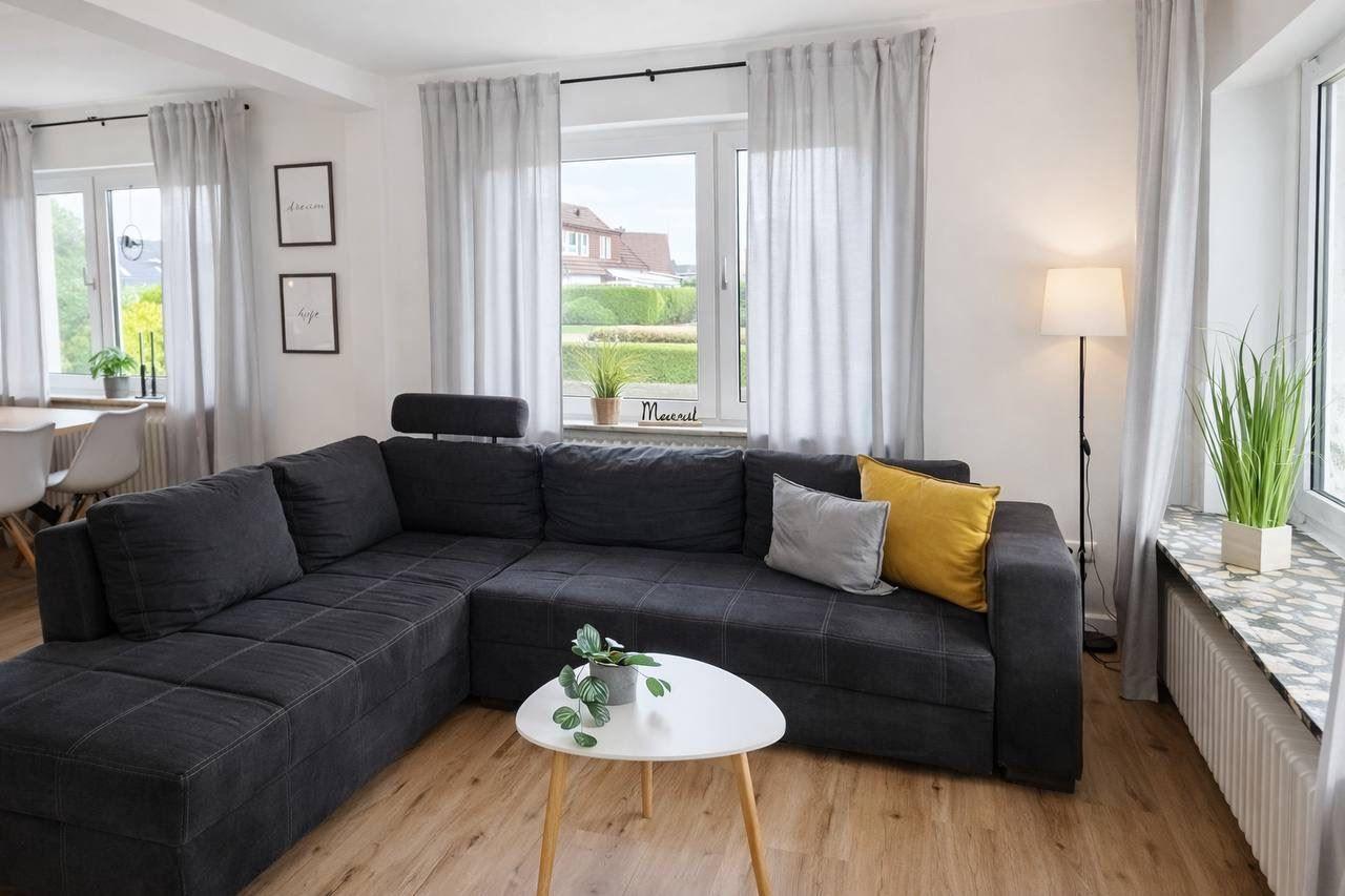 Große Couch...