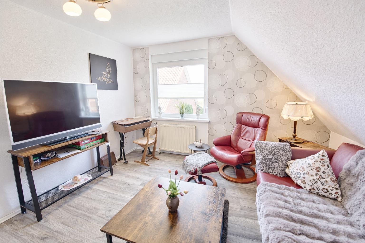 Wohnzimmer mit Fernseher...