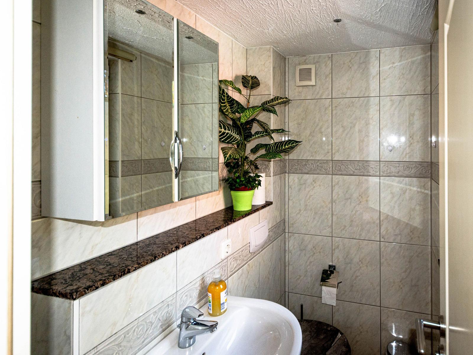 Gäste WC im Erdgeschoss