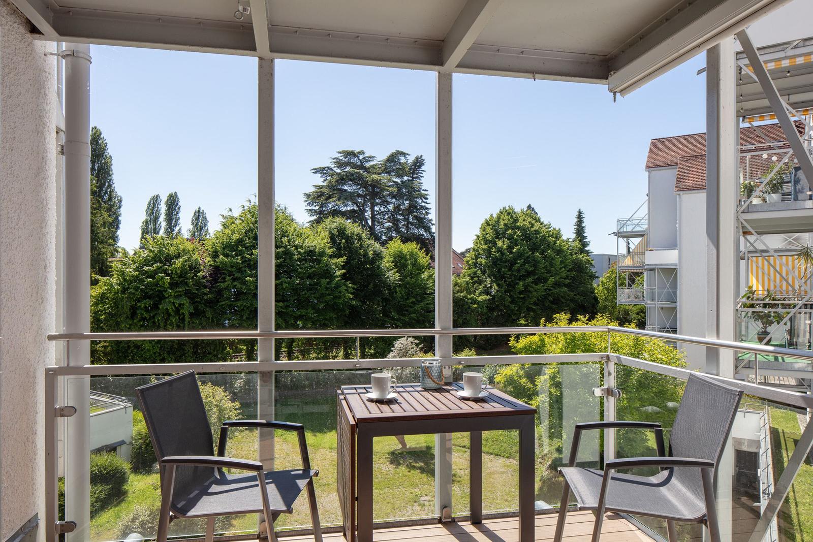 Balkon...